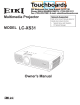 Eiki LC-XS31 User manual