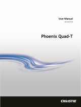 Christie Phoenix Quad-T User manual
