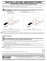 Chief RPMA268 Installation guide