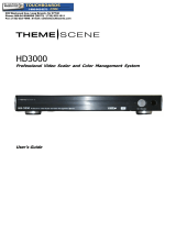 Optoma HD3000 Owner's manual