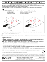 Chief RPA354 Installation guide