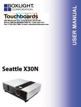BOXLIGHT Seattle X22N LCD x3 User manual