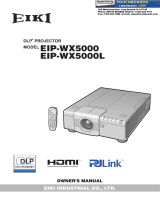 Eiki EIP-WX5000 User manual