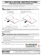 Chief RSMB221 Installation guide