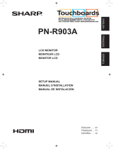 Sharp PN-R903A Installation guide