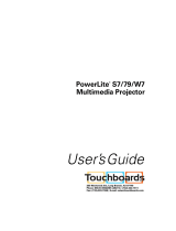 Epson PowerLite W7 User manual