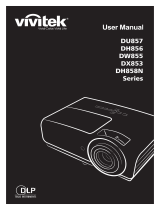 DLP Texas Instruments Vivitek DW855 Series User manual