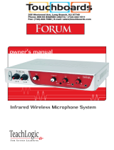 TeachLogic INFRARED WIRELESS MICROPHONE SYSTEM User manual