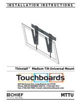 Chief TV Mount MTTU User manual