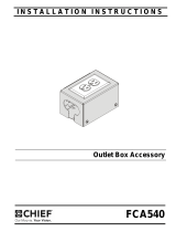 Chief FCA540 Installation guide