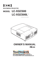 Eiki LC-XGC500 User manual
