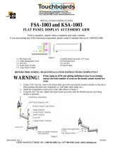 Chief Manufacturing FSA-1003 User manual