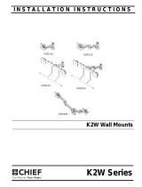 Chief K2W120S Installation guide