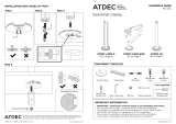 Atdec AWMS-2-LTH75-G-S Installation guide