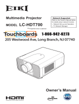 Eiki LC-HDT700 Owner's manual