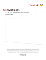 ViewSonic LDM163-181 User guide