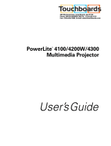 Epson PowerLite 4300 User manual