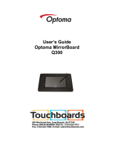 Optoma Technology MirrorBoard Q300 User manual