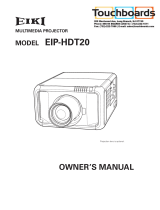 Eiki EIP-HDT20 Owner's manual