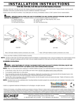 Chief RPMC302 Installation guide