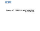Epson PowerLite 1795F User manual