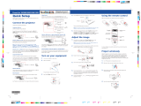 Epson PowerLite 905 Quick start guide