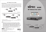 Mipro AD90S User manual
