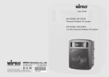 Mipro MA-303SB/ACT32T User manual