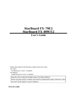 StarBoard FX-79E2 Owner's manual