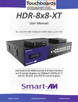 Smart-AVI HDR-8X8-XT User manual
