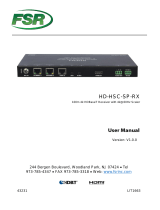 FSR HD-HSC-SP-RX User manual