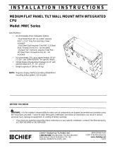 Chief MWC6000 Installation guide