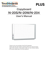 Plus N-20S, N-20W User manual