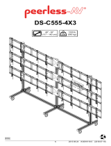 Peerless DS-C555-4X3 Installation guide