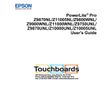 Epson Z9870NL User manual