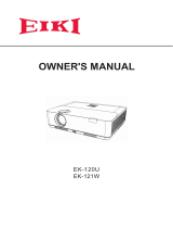 Eiki EK-120 User manual
