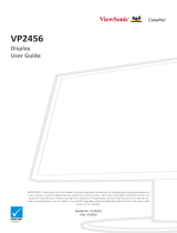 ViewSonic VP2456 User guide