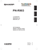 Sharp PN-R903 User manual