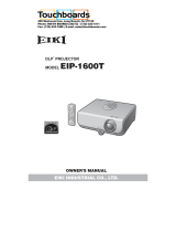 Eiki EIP-1600T User manual