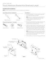 Epson 100in. Da-Lite IDEA Screen for Projection and Dry-erase Installation guide