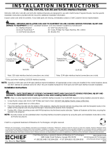 Chief RPA261 Installation guide