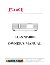 Eiki LC-XNP4000 Owner's manual