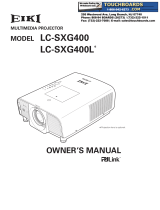 Eiki LC-SXG400 User manual