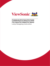 ViewSonic PS750W Operating instructions