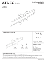 Atdec AWM-HS-S Installation guide