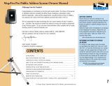 Anchor MegaVox 8000 User manual