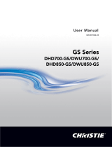 Christie DWU700-GS User manual