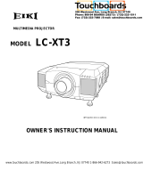 Eiki LC-XT3 Owner's manual