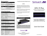 Smart-AVI DPX-1P-Plus Quick start guide
