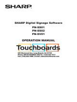 Sharp PNSV01 User manual